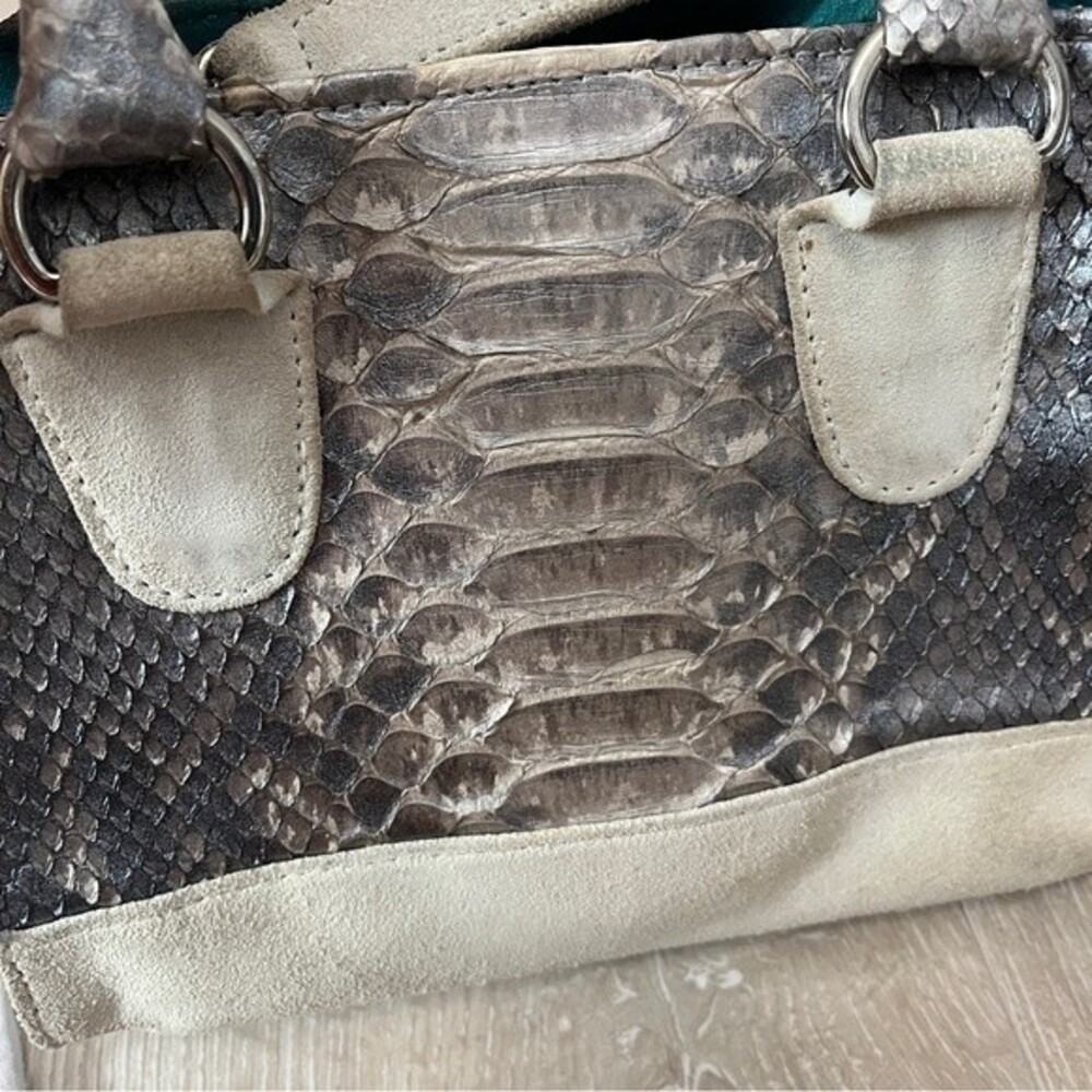 Chic Metallic Genuine Python Crossbody Bag - Picture 6 of 13